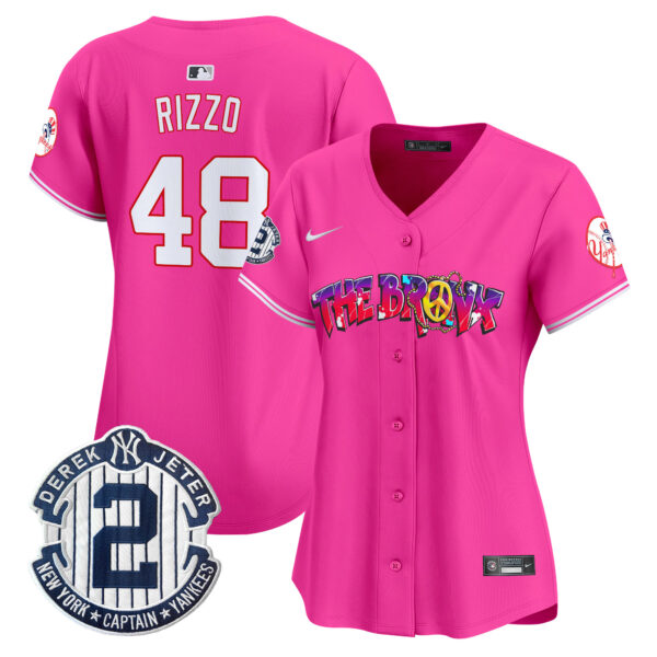 Women's New York Yankees The Bronx Graffiti Vapor Premier Limited Jersey V7 - All Stitched - Image 43