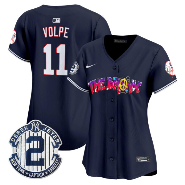 Women's New York Yankees The Bronx Graffiti Vapor Premier Limited Jersey V7 - All Stitched - Image 20