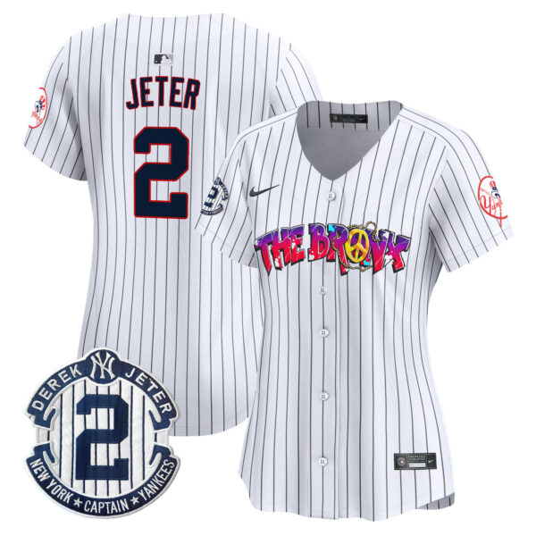 Women's New York Yankees The Bronx Graffiti Vapor Premier Limited Jersey V7 - All Stitched - Image 13
