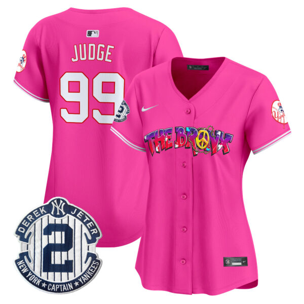 Women's New York Yankees The Bronx Graffiti Vapor Premier Limited Jersey V7 - All Stitched - Image 37