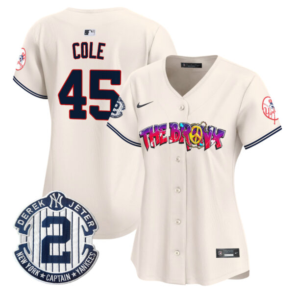 Women's New York Yankees The Bronx Graffiti Vapor Premier Limited Jersey V7 - All Stitched - Image 5