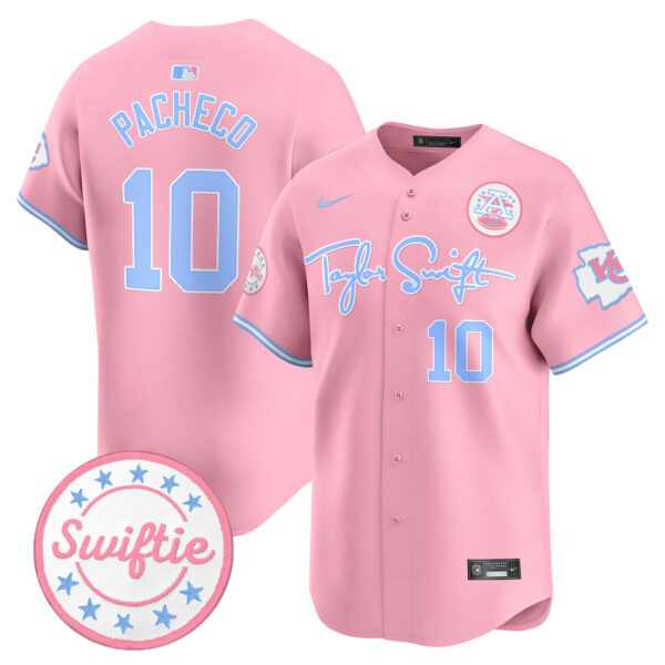 Unisex Chiefs Taylor Swift Bubblegum Pink Vapor Premier Limited Jersey - All Stitched - Image 7
