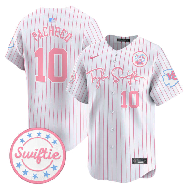 Unisex Chiefs Taylor Swift Bubblegum Pink Vapor Premier Limited Jersey - All Stitched - Image 34