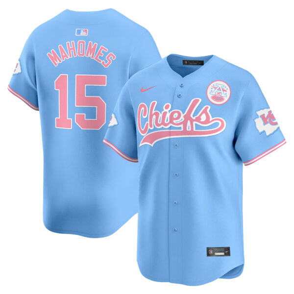 Unisex Chiefs Bubblegum Pink Vapor Premier Limited Jersey - All Stitched - Image 11
