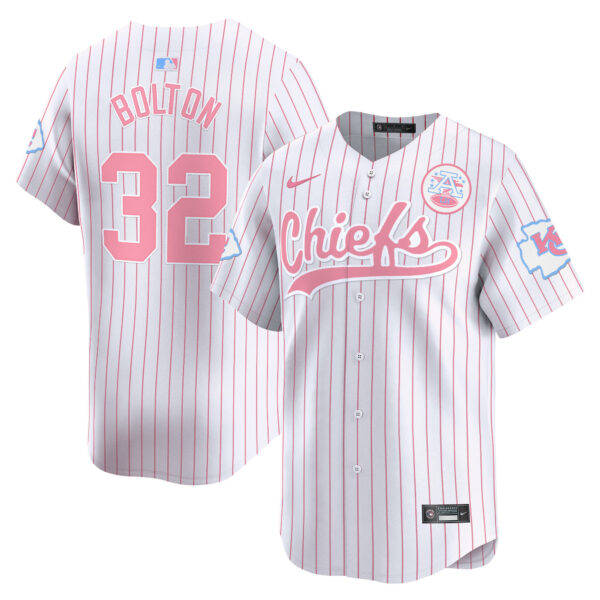 Unisex Chiefs Bubblegum Pink Vapor Premier Limited Jersey - All Stitched - Image 31