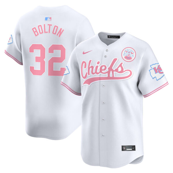 Unisex Chiefs Bubblegum Pink Vapor Premier Limited Jersey - All Stitched - Image 40