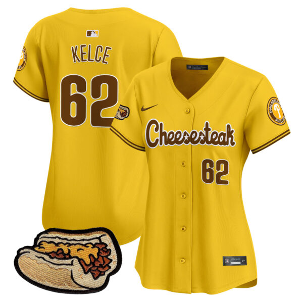 Women's Phillies Cheesesteak Vapor Premier Limited Jersey - All Stitched - Image 16