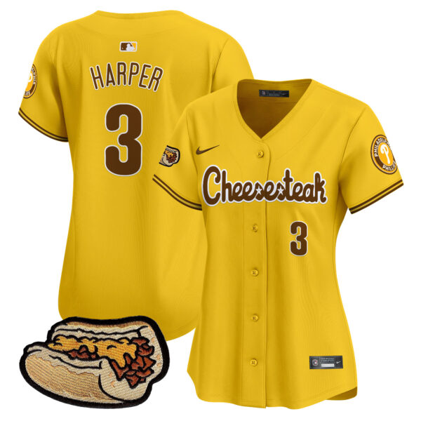 Women's Phillies Cheesesteak Vapor Premier Limited Jersey - All Stitched - Image 11