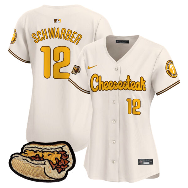 Women's Phillies Cheesesteak Vapor Premier Limited Jersey - All Stitched - Image 7
