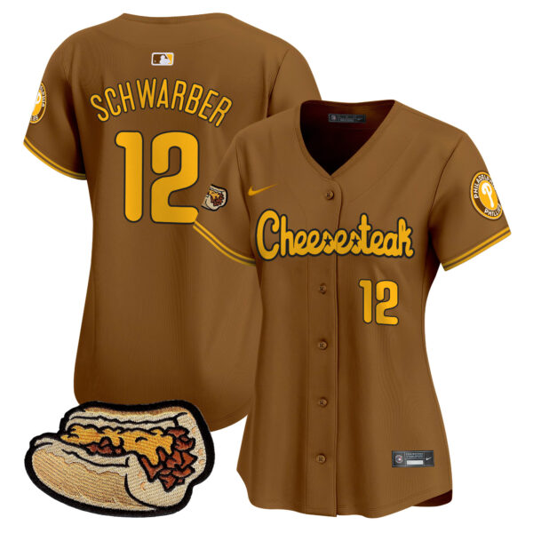 Women's Phillies Cheesesteak Vapor Premier Limited Jersey - All Stitched - Image 27