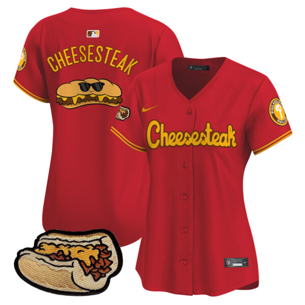 Women's Phillies Cheesesteak Vapor Premier Limited Jersey - All Stitched - Image 49