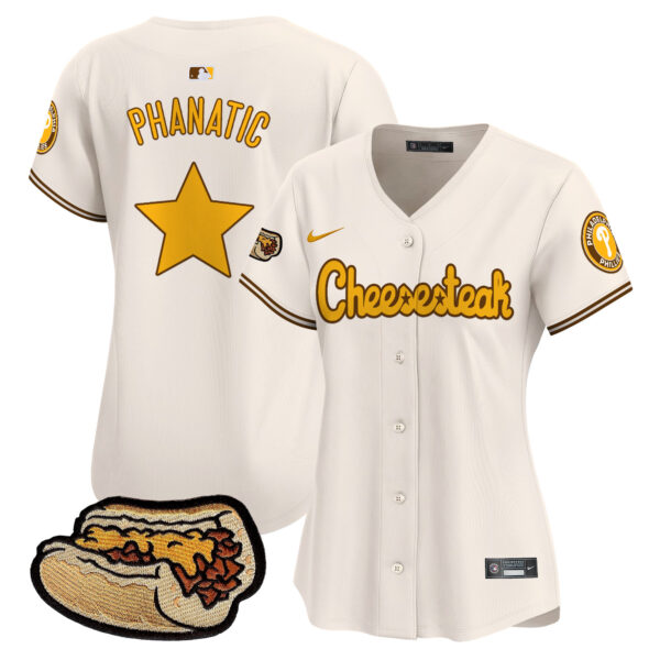 Women's Phillies Cheesesteak Vapor Premier Limited Jersey - All Stitched - Image 8
