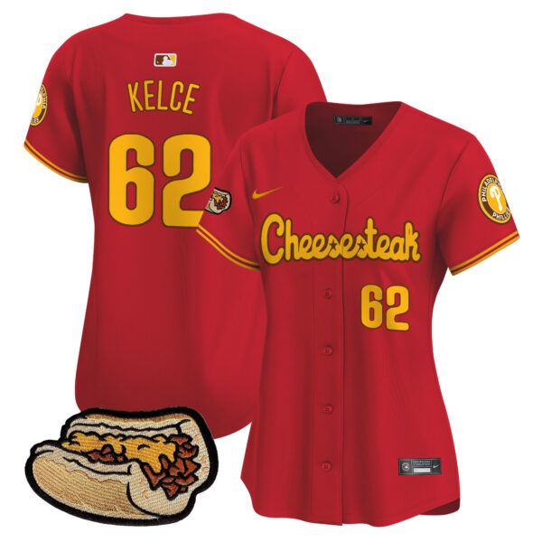 Women's Phillies Cheesesteak Vapor Premier Limited Jersey - All Stitched - Image 46