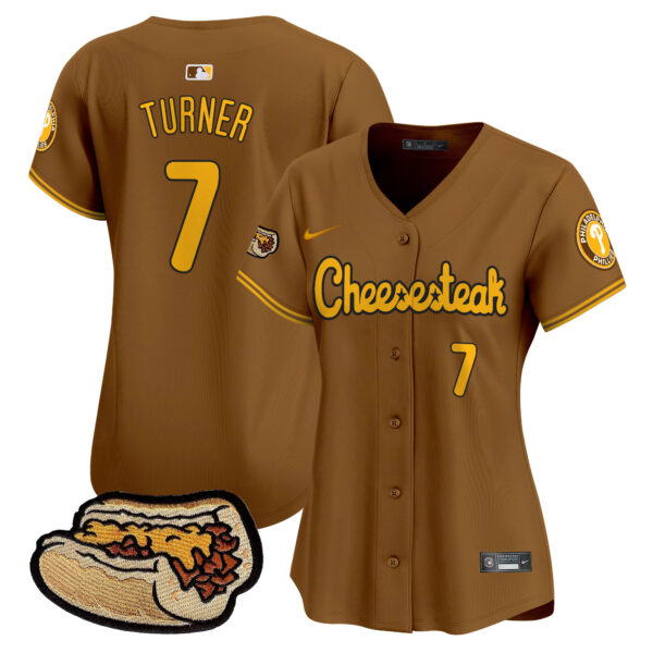 Women's Phillies Cheesesteak Vapor Premier Limited Jersey - All Stitched - Image 23