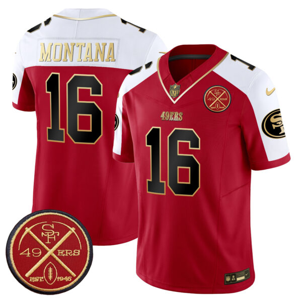 Men's 49ers Est.1946 Patch Vapor Limited Jersey - All Stitched - Image 48