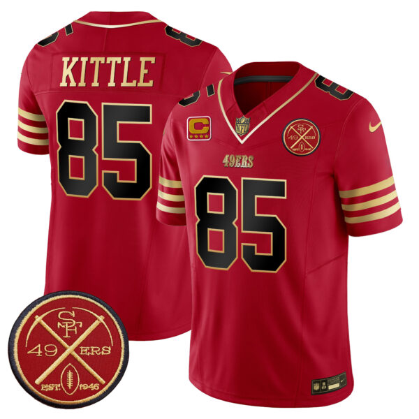 Men's 49ers Est.1946 Patch Vapor Limited Jersey - All Stitched - Image 14