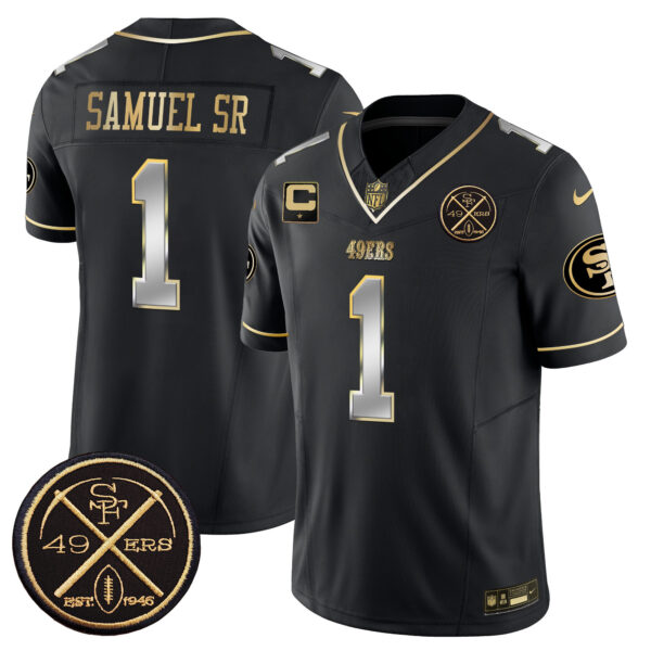 Men's 49ers Est.1946 Patch Vapor Limited Jersey - All Stitched - Image 32