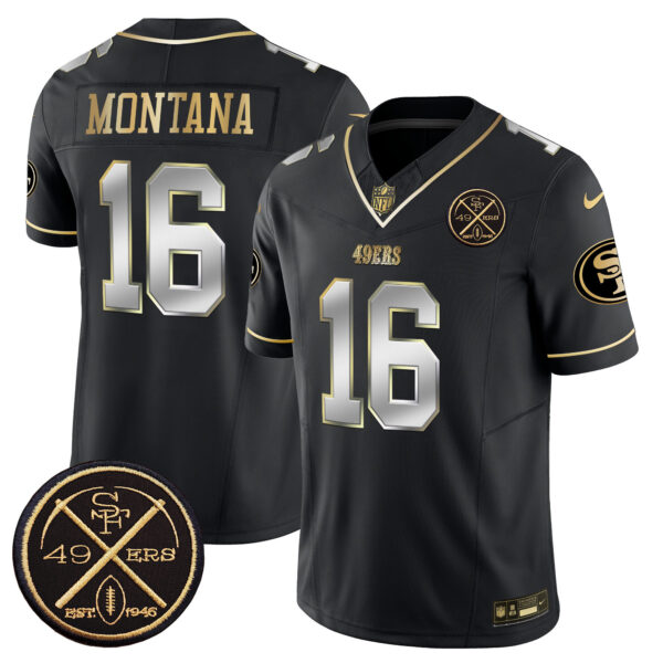 Men's 49ers Est.1946 Patch Vapor Limited Jersey - All Stitched - Image 38