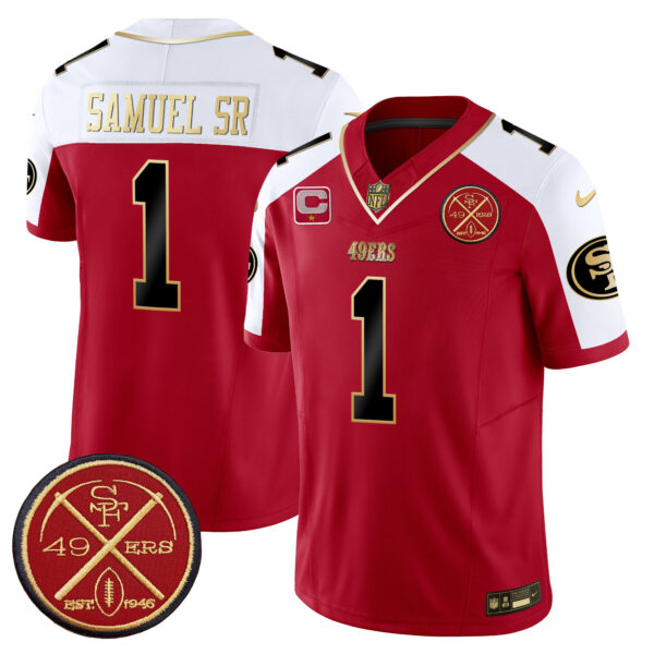 Men's 49ers Est.1946 Patch Vapor Limited Jersey - All Stitched - Image 42