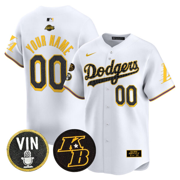 Dodgers 2024 Mamba Vapor Premier Limited Custom Jersey V2 - All Stitched - Image 2
