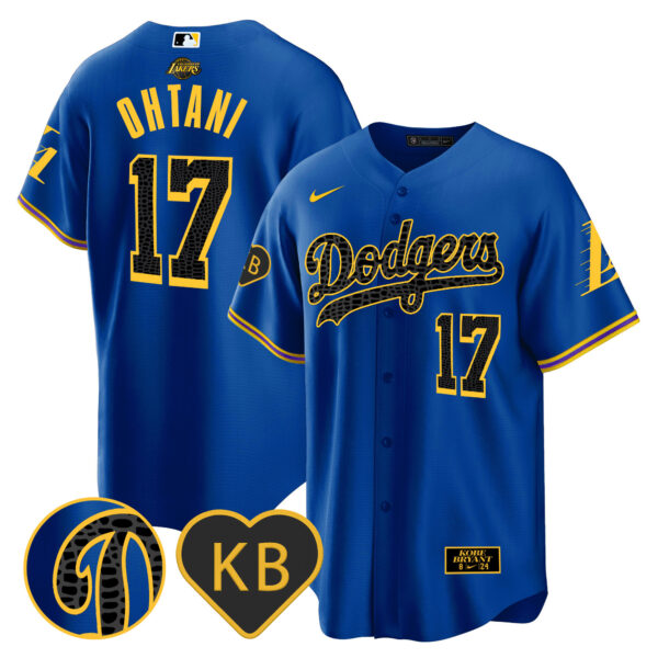 Men's Dodgers 2024 Mamba Baseball Jersey - All Stitched - Image 18
