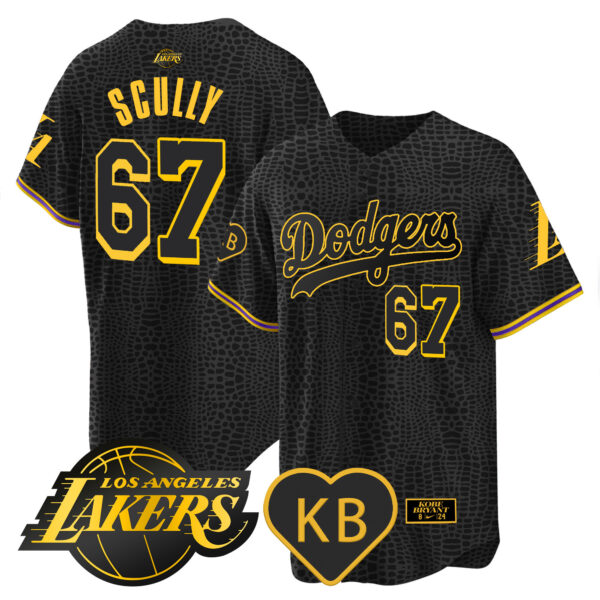 Men's Dodgers 2024 Mamba Baseball Jersey - All Stitched - Image 3