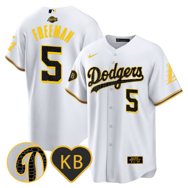 Men's Dodgers 2024 Mamba Baseball Jersey - All Stitched - Image 13