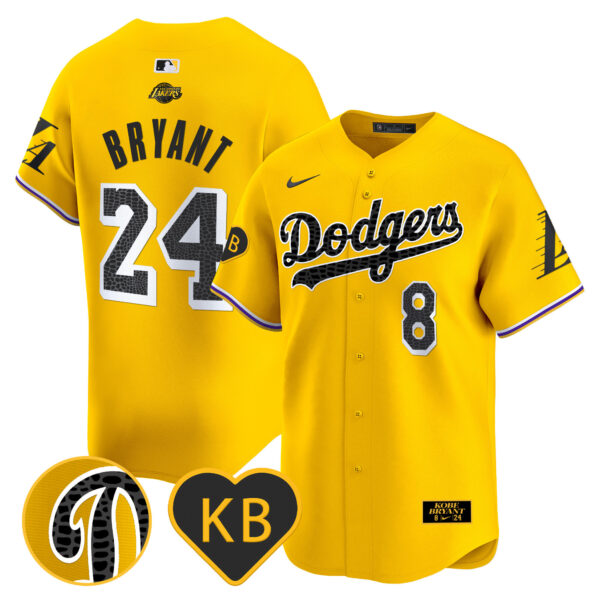 Men's Dodgers 2024 Mamba Vapor Premier Limited Jersey - All Stitched - Image 25
