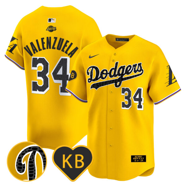Men's Dodgers 2024 Mamba Vapor Premier Limited Jersey - All Stitched - Image 30
