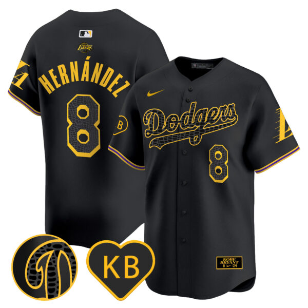 Men's Dodgers 2024 Mamba Vapor Premier Limited Jersey - All Stitched - Image 47