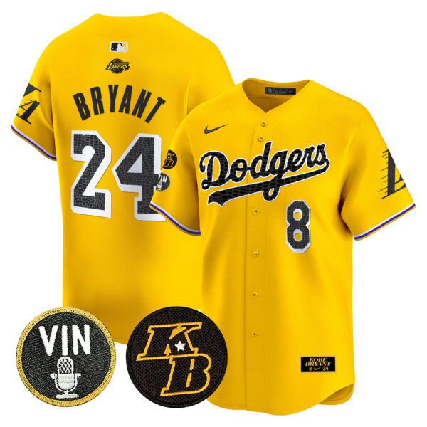 Men's Dodgers 2024 Mamba Vapor Premier Limited Jersey V2 - All Stitched - Image 25