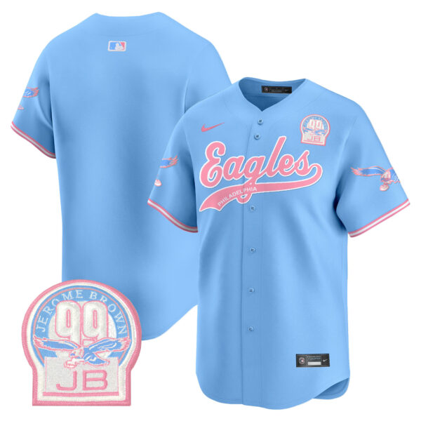 Unisex Eagles Bubblegum Pink Vapor Premier Limited Jersey - All Stitched - Image 20