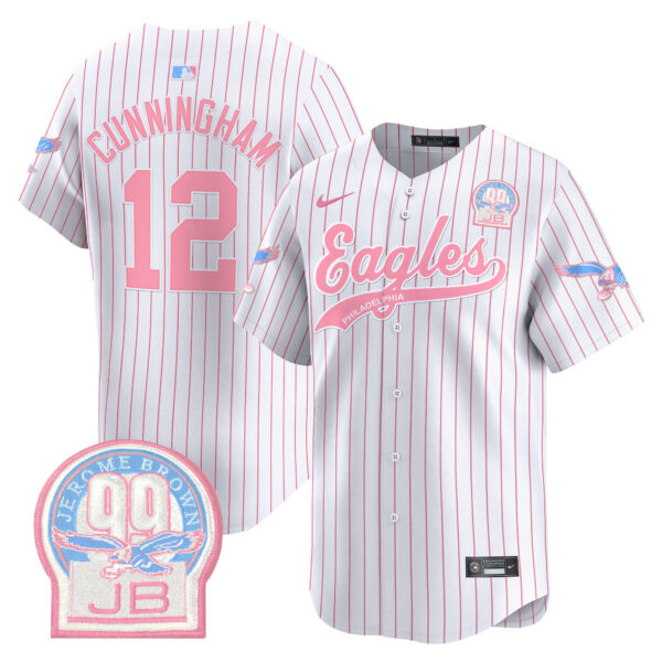 Unisex Eagles Bubblegum Pink Vapor Premier Limited Jersey - All Stitched - Image 34