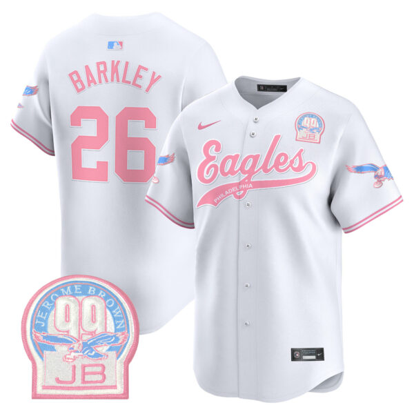 Unisex Eagles Bubblegum Pink Vapor Premier Limited Jersey - All Stitched - Image 41