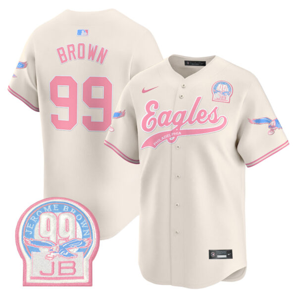 Unisex Eagles Bubblegum Pink Vapor Premier Limited Jersey - All Stitched - Image 29