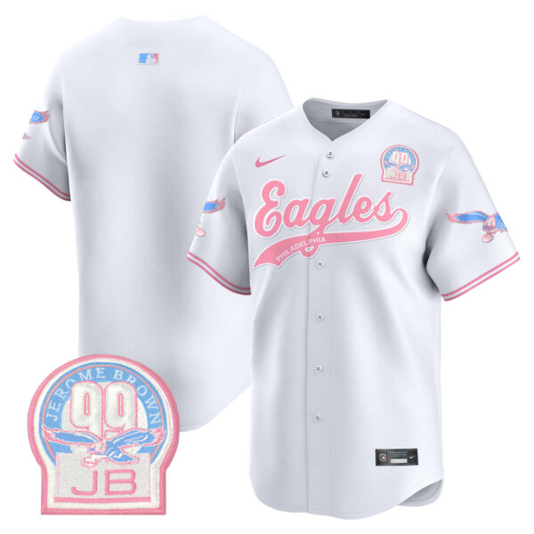 Unisex Eagles Bubblegum Pink Vapor Premier Limited Jersey - All Stitched - Image 50