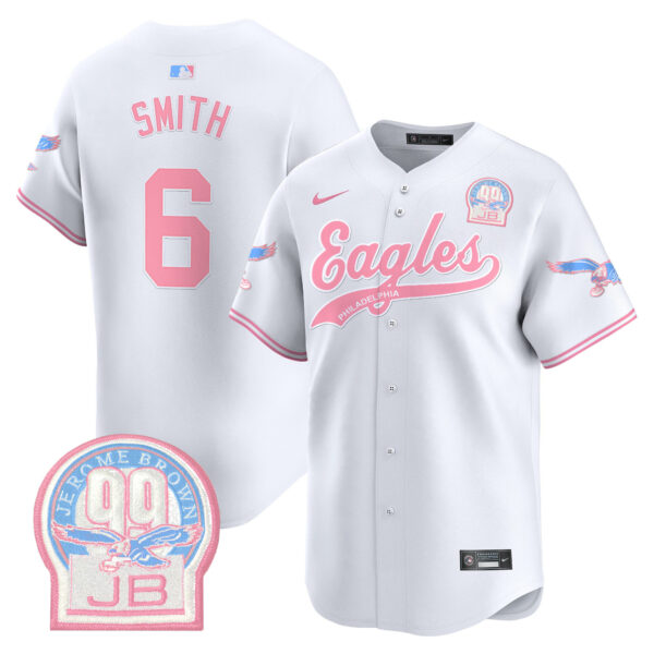 Unisex Eagles Bubblegum Pink Vapor Premier Limited Jersey - All Stitched - Image 43