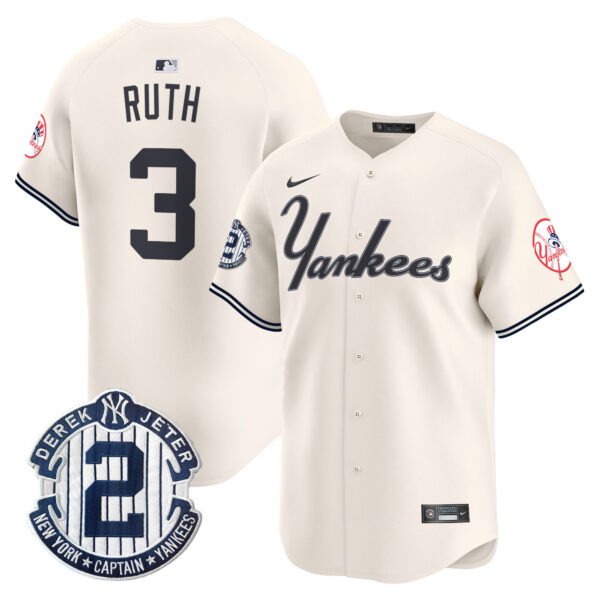 Men's Yankees Throwback Vapor Premier Limited Jersey - All Stitched - Image 11