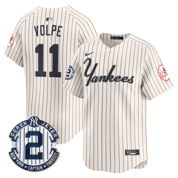 Men's Yankees Throwback Vapor Premier Limited Jersey - All Stitched - Image 2