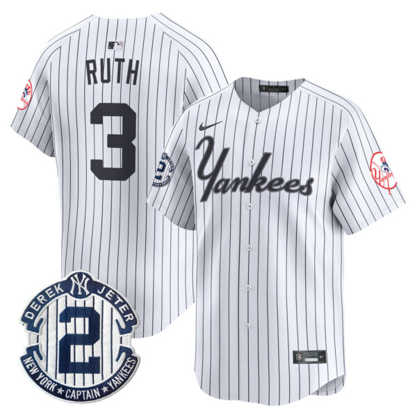 Men's Yankees Throwback Vapor Premier Limited Jersey - All Stitched - Image 19
