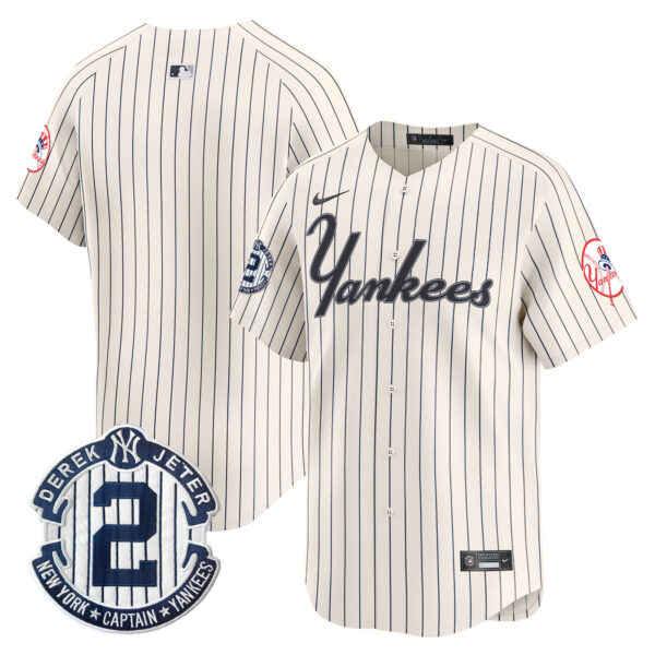 Men's Yankees Throwback Vapor Premier Limited Jersey - All Stitched - Image 8
