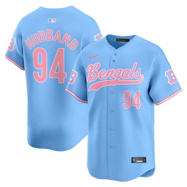 Unisex Bengals Bubblegum Pink Vapor Premier Limited Jersey - All Stitched - Image 9