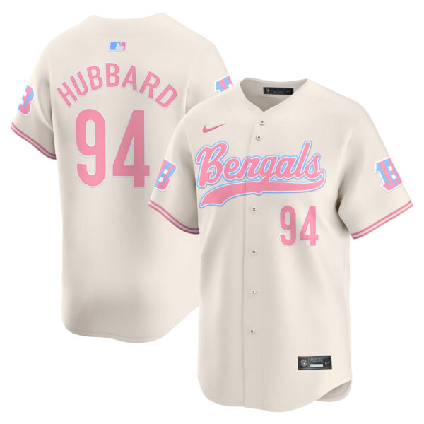 Unisex Bengals Bubblegum Pink Vapor Premier Limited Jersey - All Stitched - Image 15