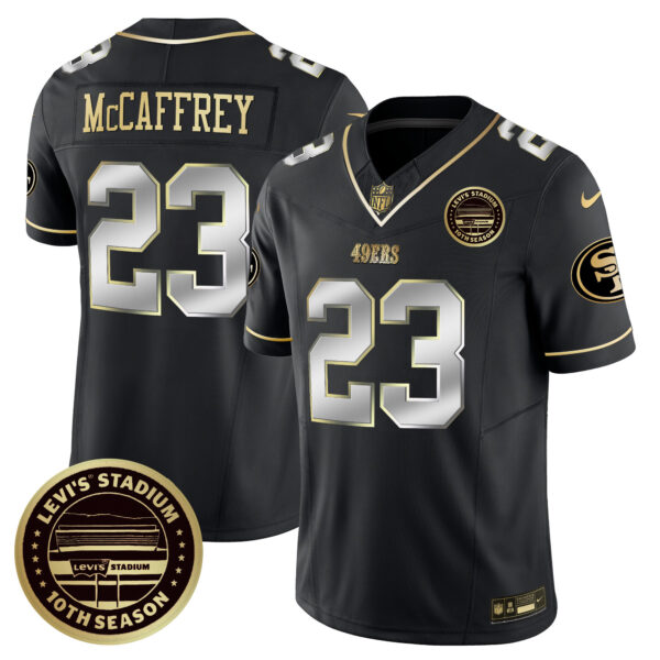 Men's 49ers Levi's Stadium 10th Season Patch Vapor Limited Jersey - All Stitched - Image 31