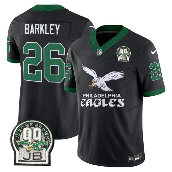 Men's Eagles Kelly Green Vapor Limited Jersey V5 - All Stitched - Image 33