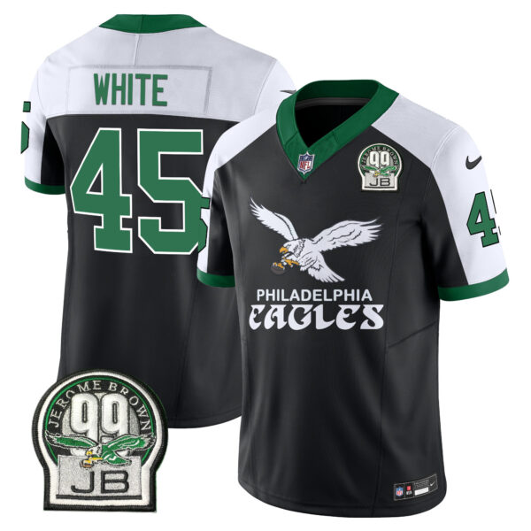Men's Eagles Kelly Green Vapor Limited Jersey V5 - All Stitched - Image 3