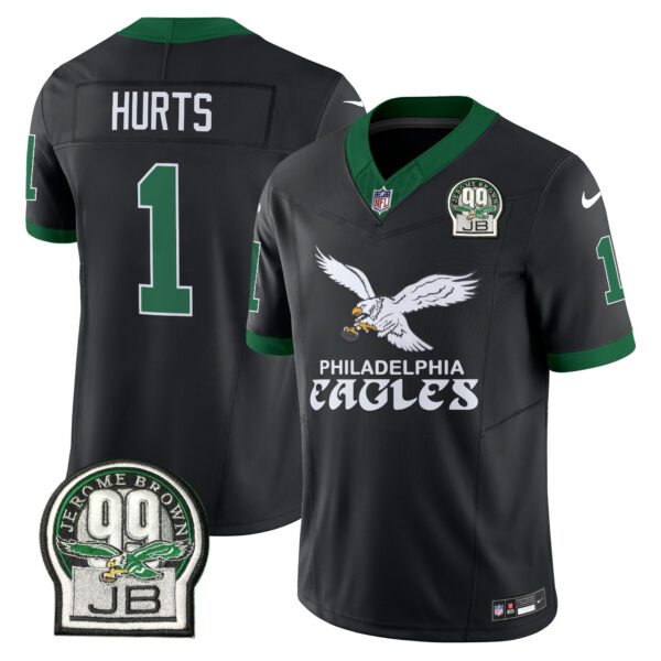 Men's Eagles Kelly Green Vapor Limited Jersey V5 - All Stitched - Image 34