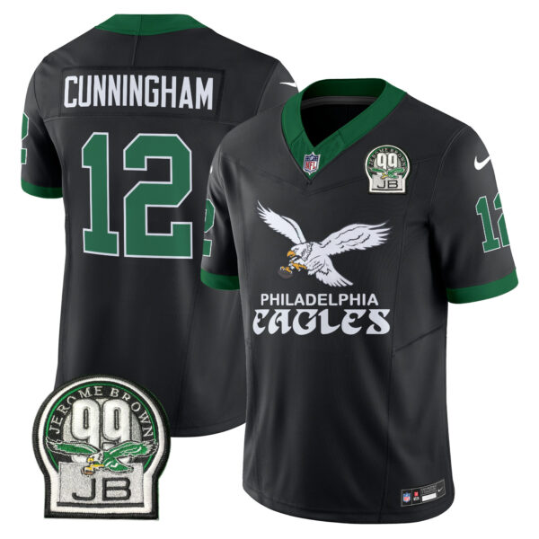 Men's Eagles Kelly Green Vapor Limited Jersey V5 - All Stitched - Image 40