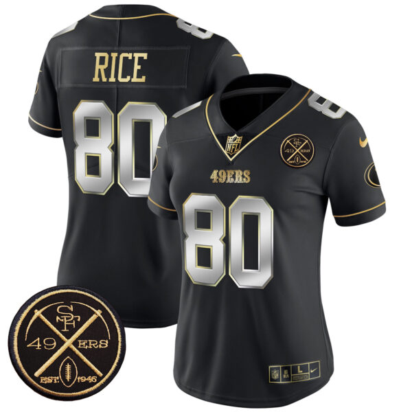 Women's 49ers Est.1946 Patch Vapor Limited Jersey - All Stitched - Image 36