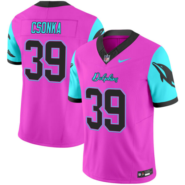 Men's Dolphins "Miami Vice" Vapor Limited Jersey - All Stitched - Image 23